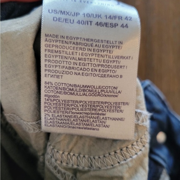 NYDJ  Straight Leg Lift Tuck Stretch Jeans Sweetbay Blue Sz 10 NWT - Picture 3 of 7